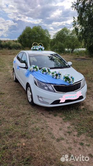 Свадебные украшения на машину №17