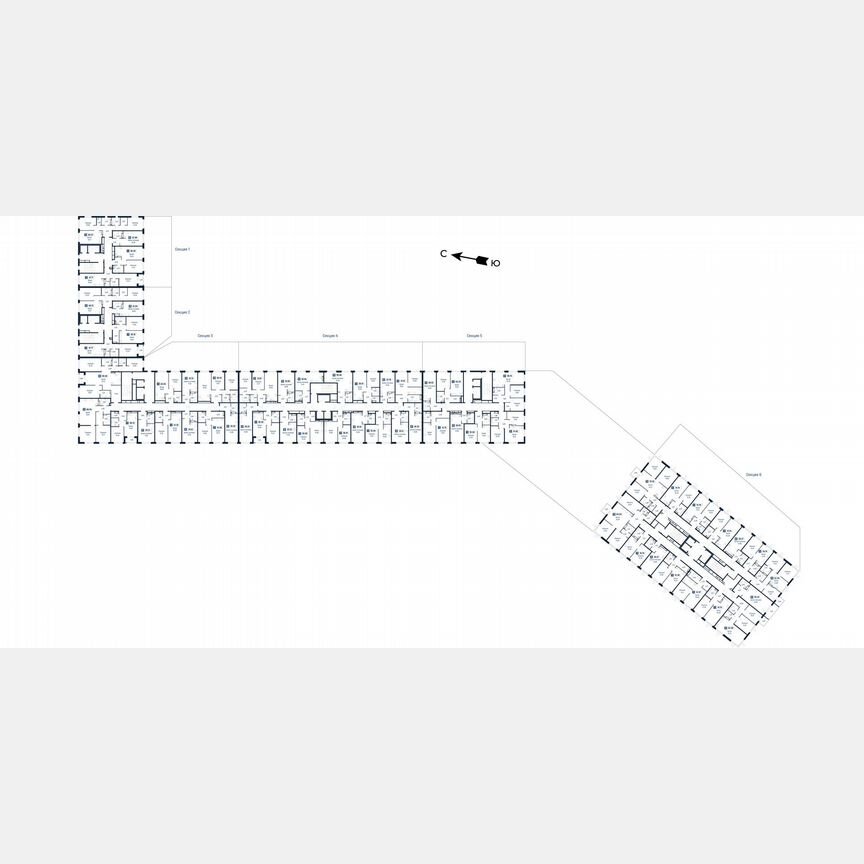 2-к. квартира, 60,9 м², 12/18 эт.