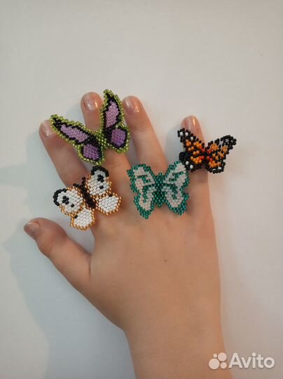 Кольца из бисера