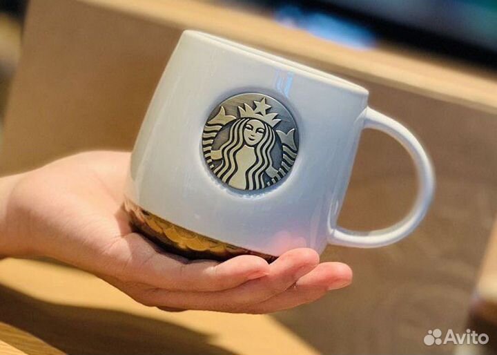 Кружка starbucks белая