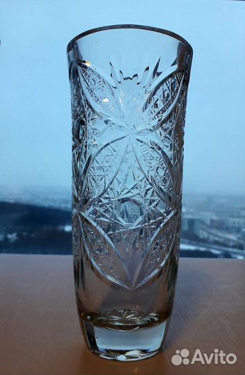 Ваза для цветов. Хрусталь. СССР