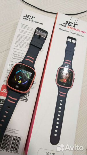 Детские смарт часы с gps Jet Kid Vision 4g