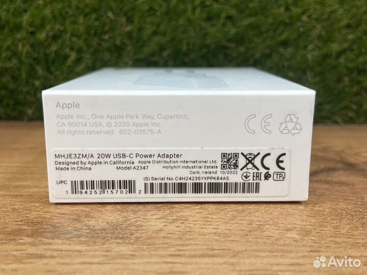 Адаптер apple 20w оригинал