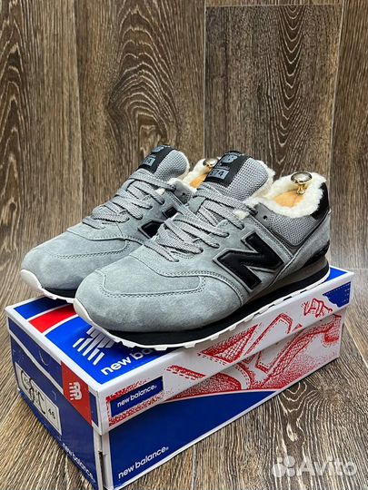 Кроссовки зимние New balance 574 с мехом