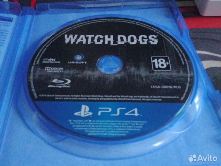 Диски на ps4-5 watch dogs