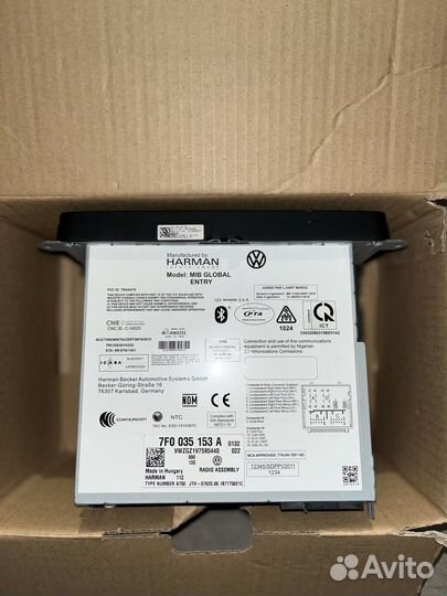 Магнитола volkswagen