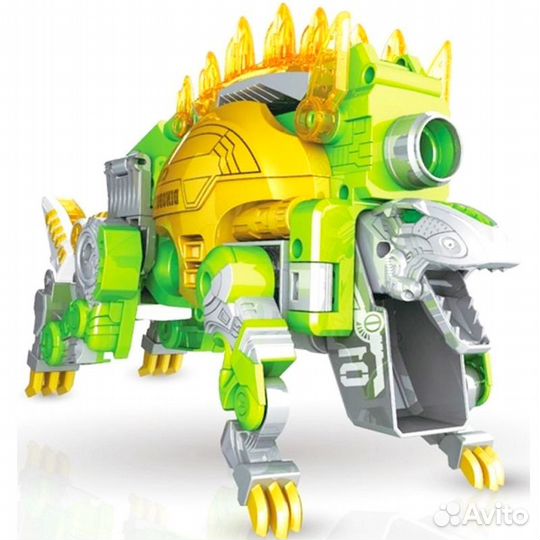 Робот-бластер «Dinobots зеленый Стегозавр»