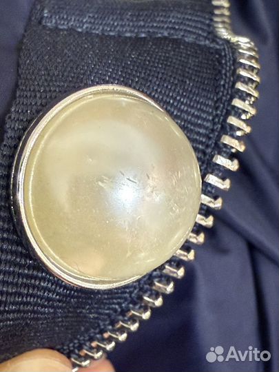 Twinset куртка-пуховик с жемчужинами