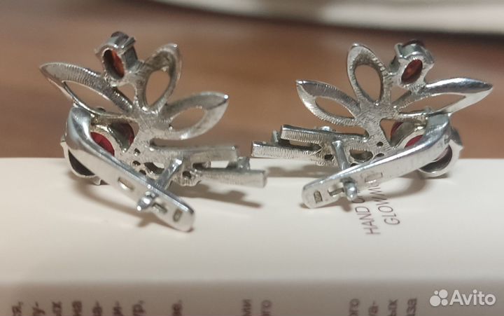 Серьги серебро