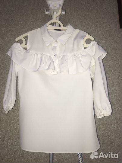 Блузка белая для девочек