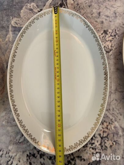 Овальные блюда для сервировки стола