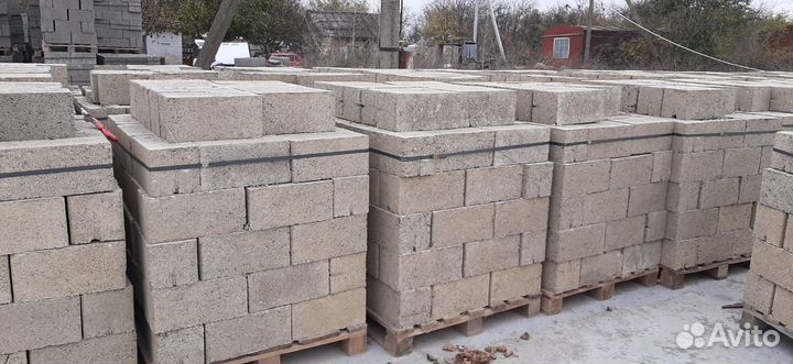 Блоки строительные керамзитобетонные, муровые