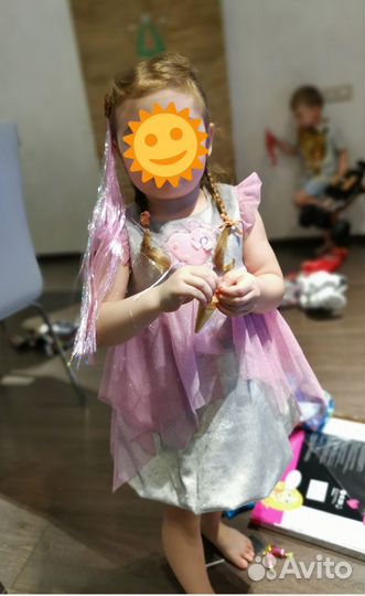 Новогодний костюм для девочки 104 мышка