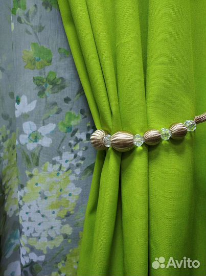 Ткань портьерная-рогожка, шторы, тюль