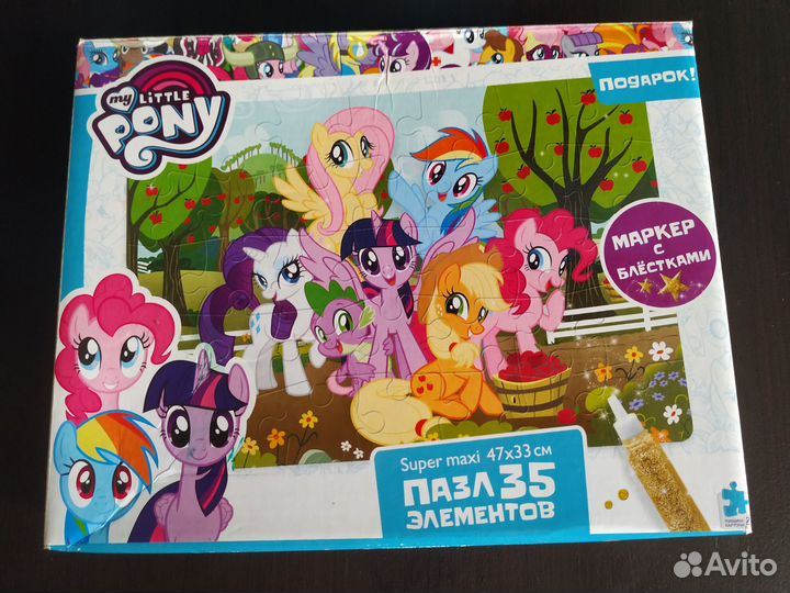 Крупные пазлы для девочек