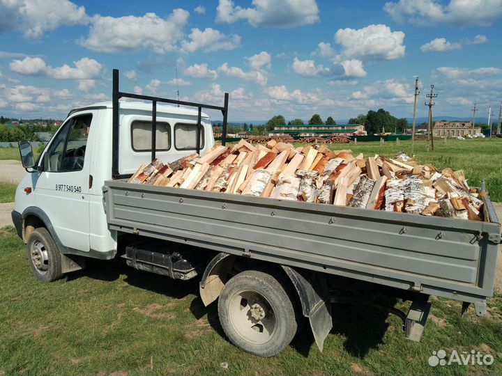 Дрова колотые смесь