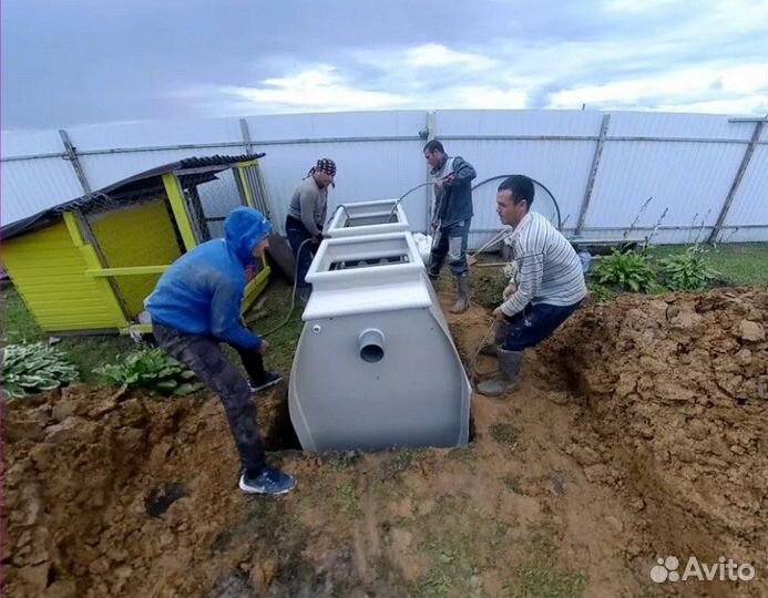 Септик канализация, водопровод, Кессон под ключ