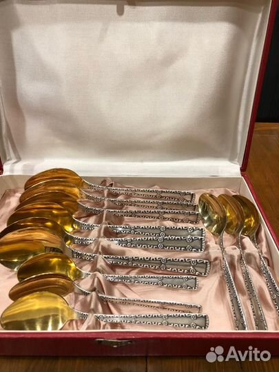 Набор мельхиоровых ложек