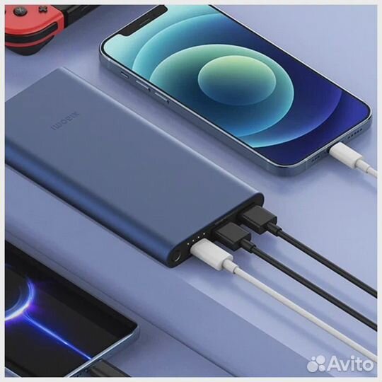 Внешний акб Xiaomi Power Bank 3 10000 мАч 22,5 Вт