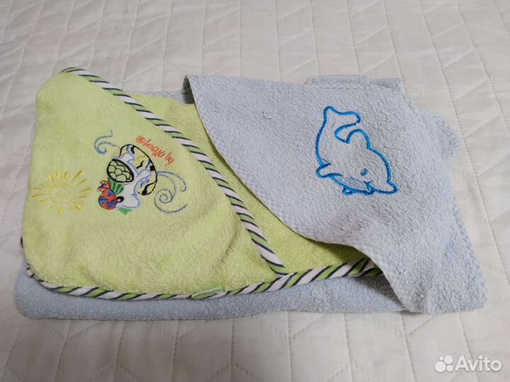 Махровое полотенце с уголком