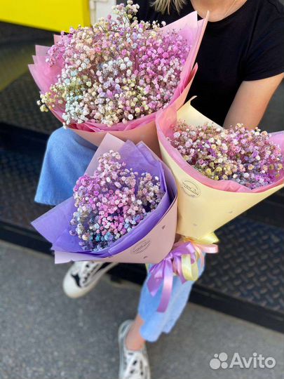 Букет из гипсофилы