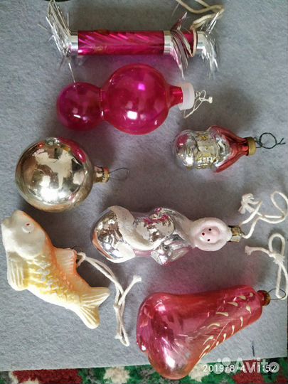 Ёлочные игрушки СССР