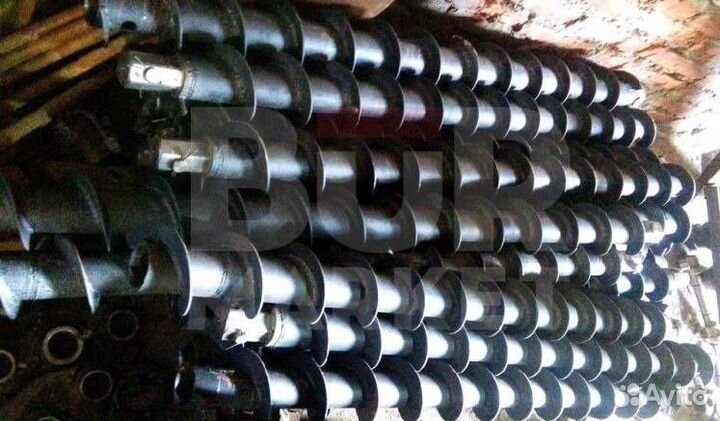 Шнек буровой, для бкм D-700мм, L -3м