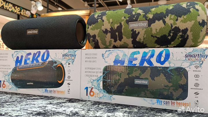 Блютуз колонка влагозащита 16Вт RGB новая магазин