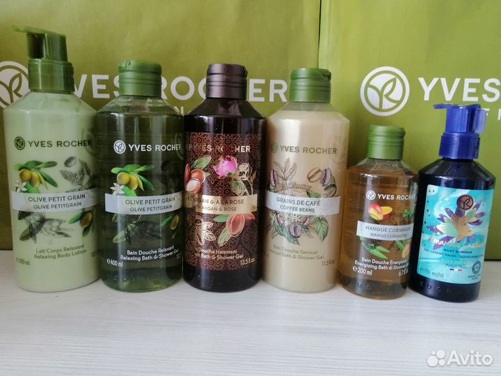 Гели для душа Ив Роше Yves Rocher