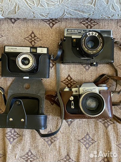 Плёночные фотоаппараты СССР камера СССР