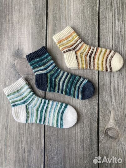 Носки вязаные шерстяные детские