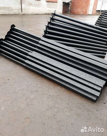 Винтовые сваи для забора