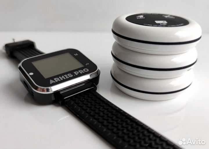 Кнопка вызова персонала, официанта, часы-пейджер