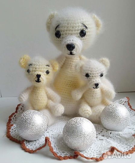 Полярные мишки - ручная работа