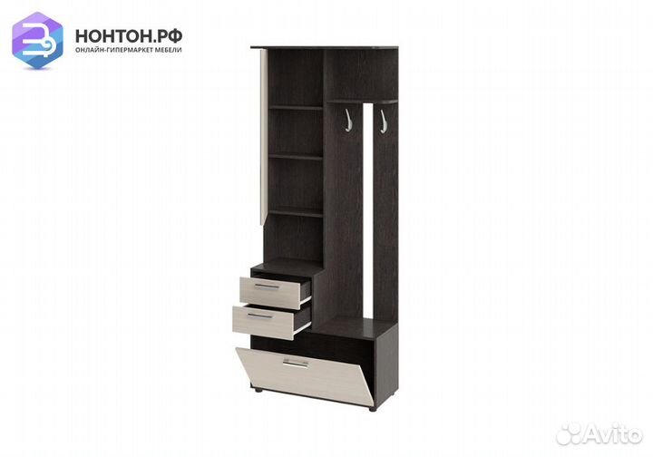 Прихожая Витра тип 1 венге цаво / дуб белфорт