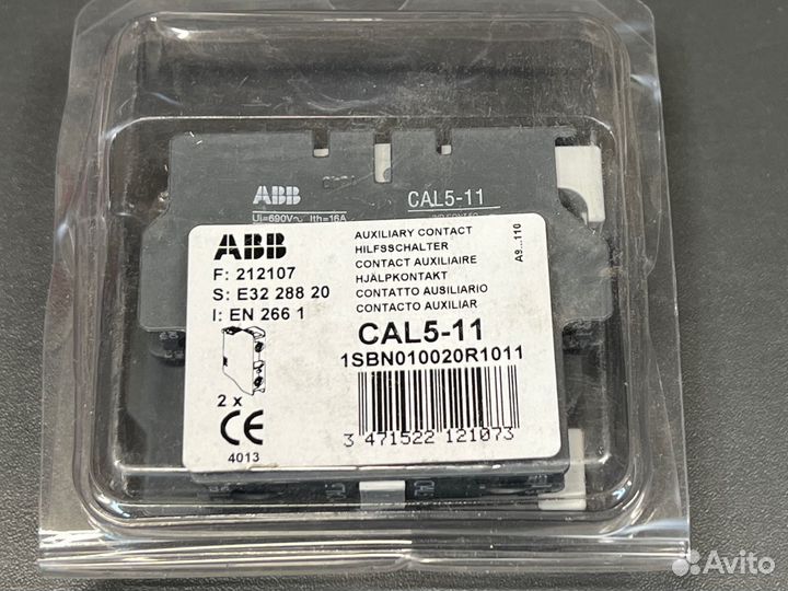 ABB CAL5-11 Блок контактов, новый, 14 шт
