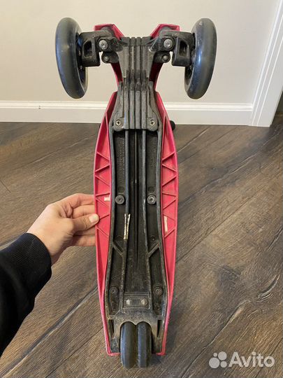 Самокат maxi micro deluxe розовый