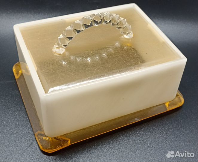 Интересная шкатулка Плексиглаз Оргстекло Винтаж Р
