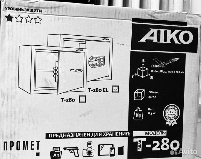 Сейф aiko T-280 EL
