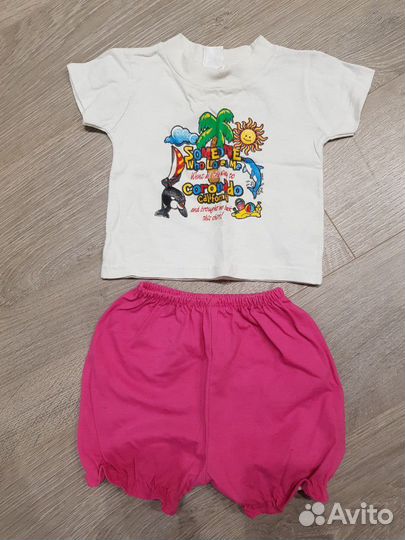 Вещи для Девочки пакетом р.80 год