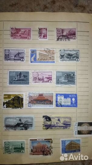 Марки СССР и других стран 1000шт