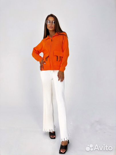 Кофта на молнии hermes