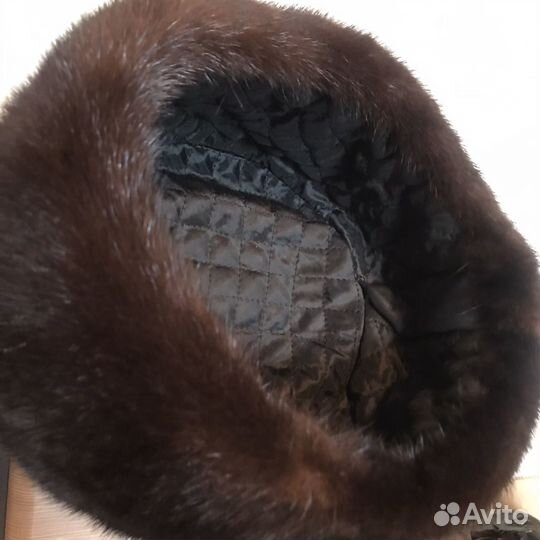 Берет женский норковый