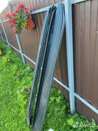 Накладки порога prado 150