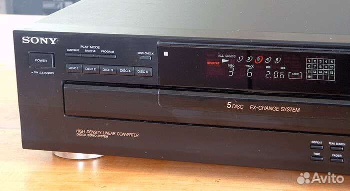 Cd проигрыватель sony CDP C365