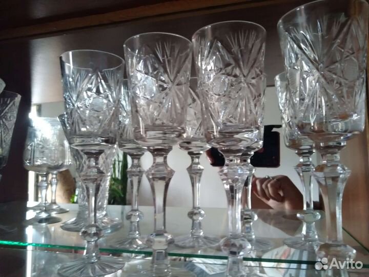 Хрустальные фужеры кубки Презент