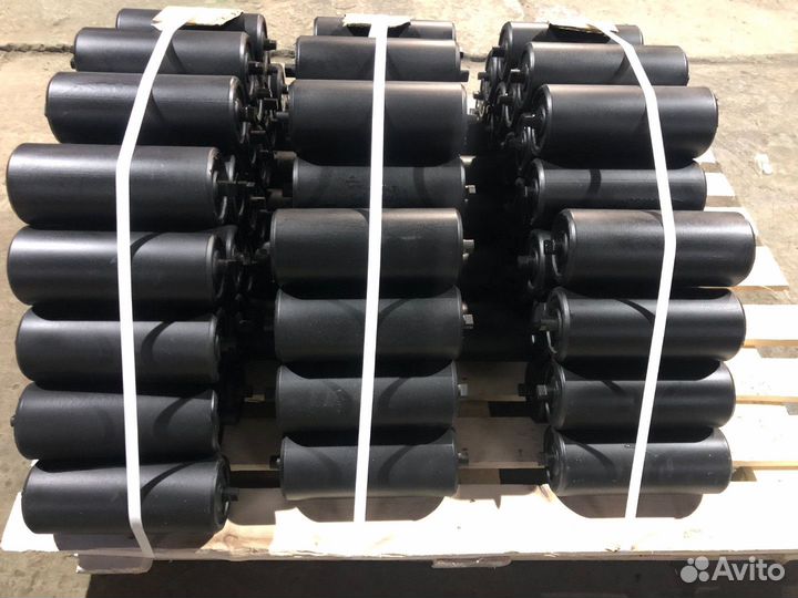Ролики конвейерные обрезиненные