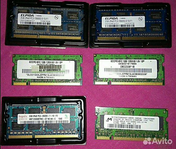 Оперативная память для ноутбуков