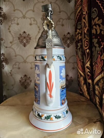 Кружка резервиста крейсер SMS Prinz Adalbert. Лито