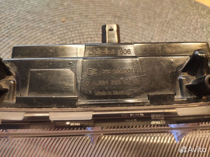 Ходовые огни дхо птф на Мерседес w204 оригинал